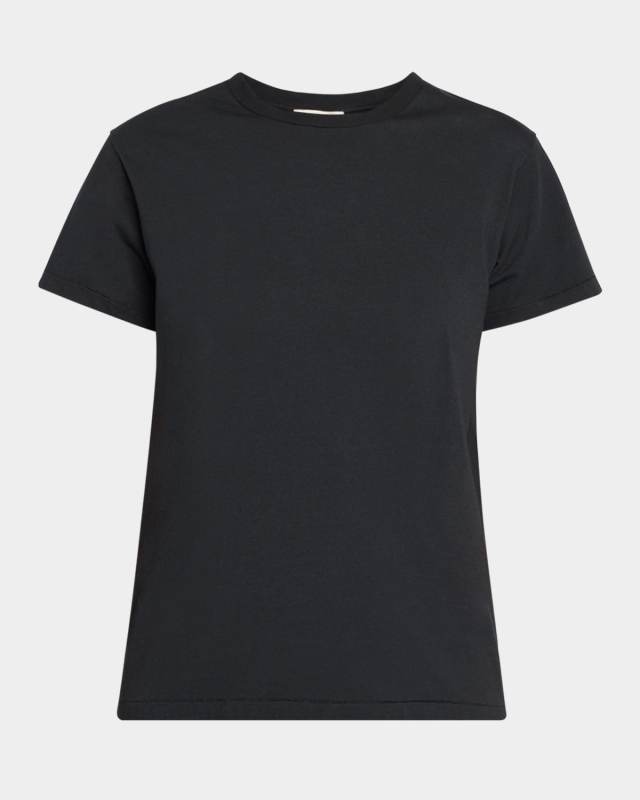 Florie Short-Sleeve Cotton Top